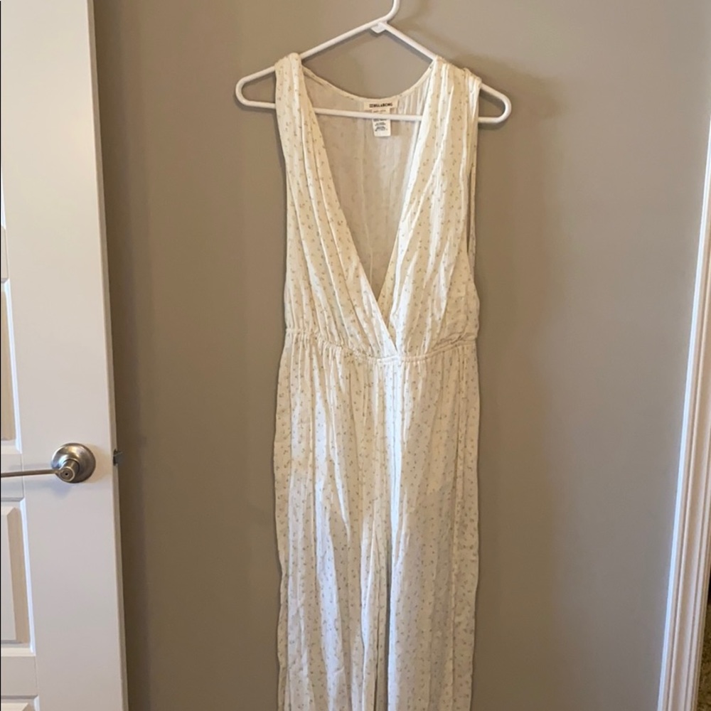 Deep v jumpsuit